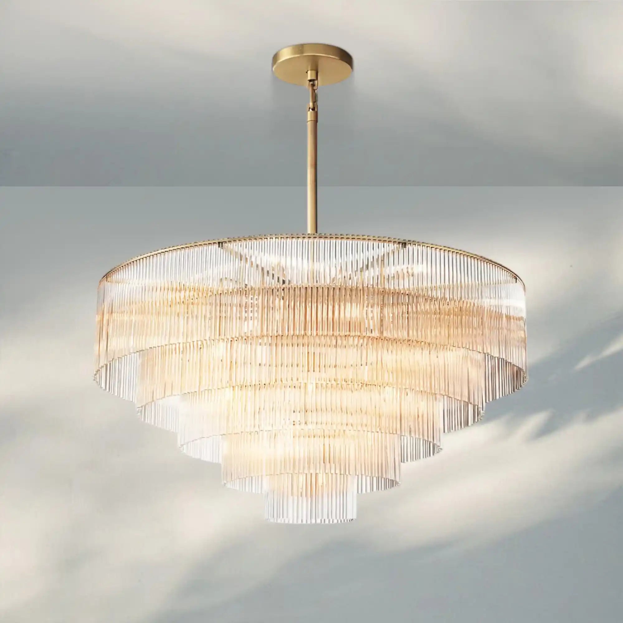 Amadeon Round Chandelier 40‘’ 50‘’ 60‘’-50''-Brass-