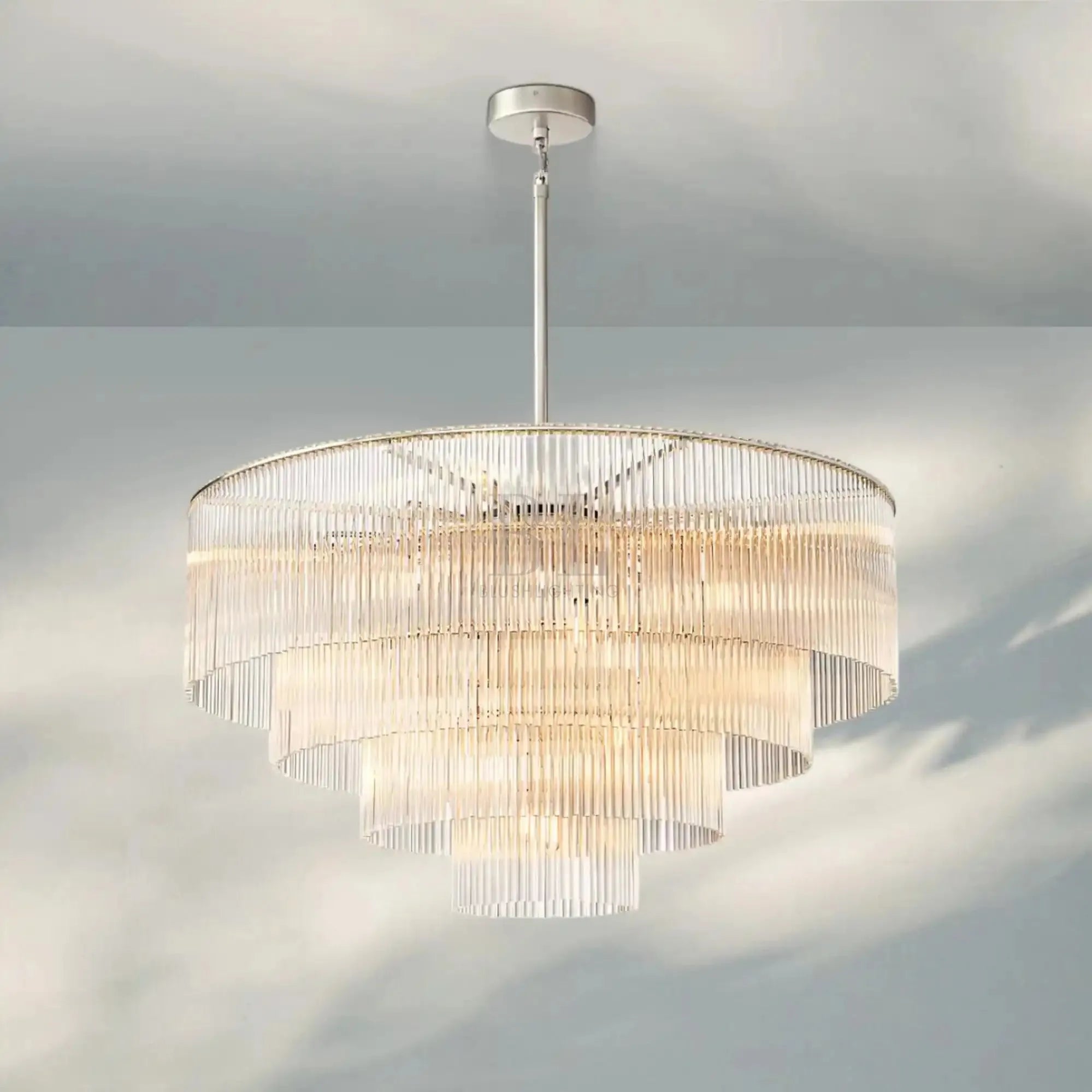 Amadeon Round Chandelier 40‘’ 50‘’ 60‘’-40''-Nickel-