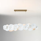 Amara Ceramic Linear Chandelier (50") - Blushlighting