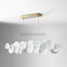 Amara Ceramic Linear Chandelier (50") - Blushlighting