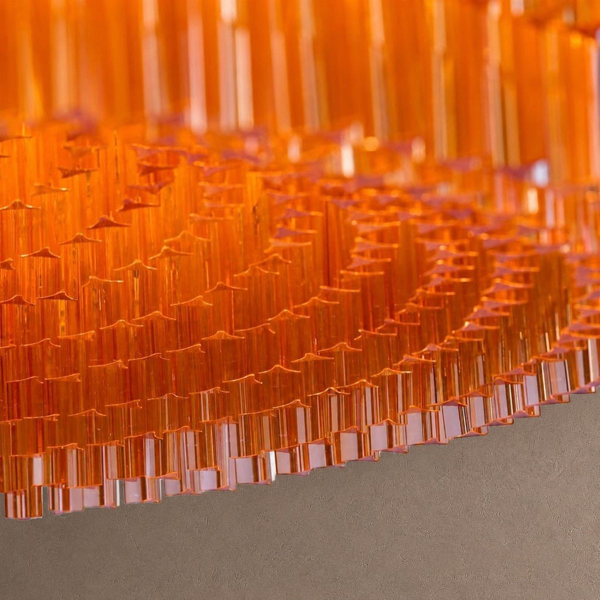 Amaro Round Chandelier - ∅ 51.2″ x H 20.5″Amber & GoldBlushlighting