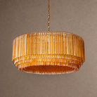 Amaro Round Chandelier - ∅ 51.2″ x H 20.5″Amber & GoldBlushlighting