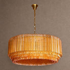 Amaro Round Chandelier - ∅ 51.2″ x H 20.5″Amber & GoldBlushlighting