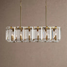Amaya Rectangular Chandelier 12/16 Light - 12-LightBrassBlushlighting