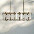Amaya Rectangular Chandelier 12/16 Light - 16 - LightBronzeBlushlighting
