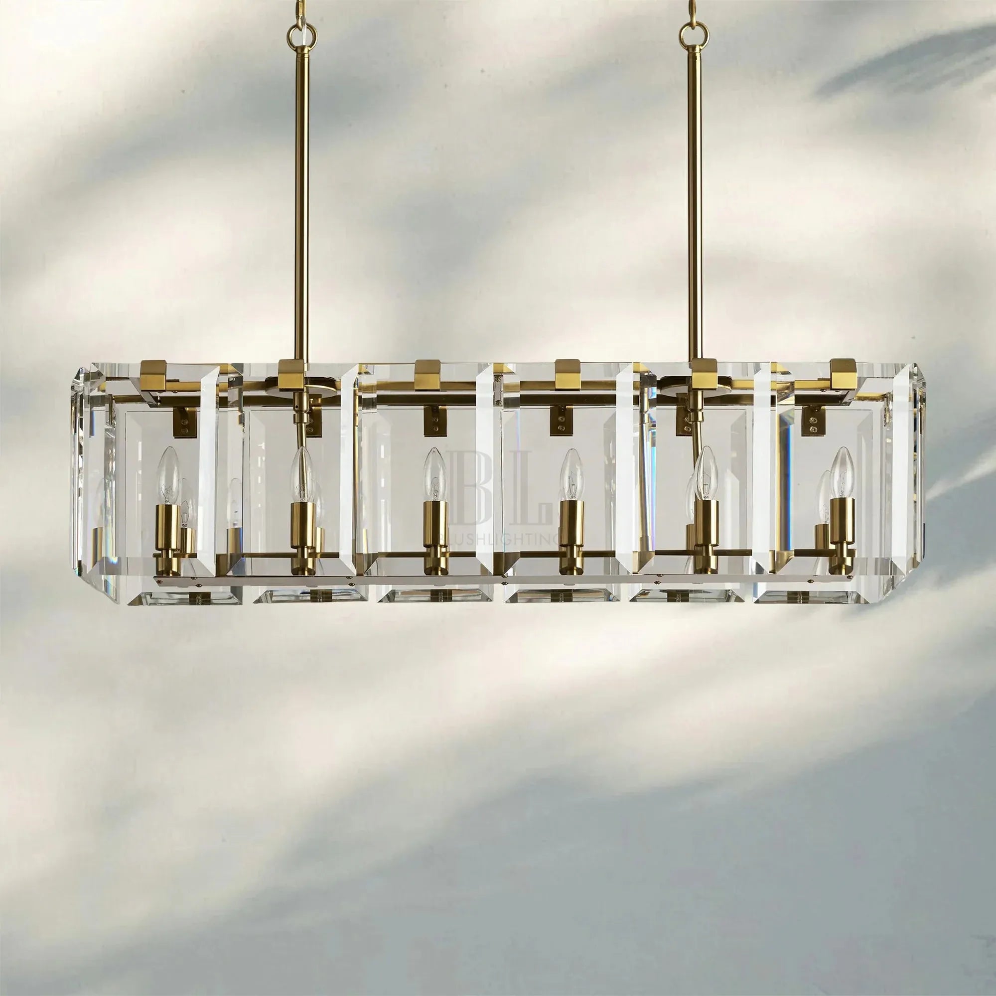 Amaye Rectangular Chandelier 12/16 Light-