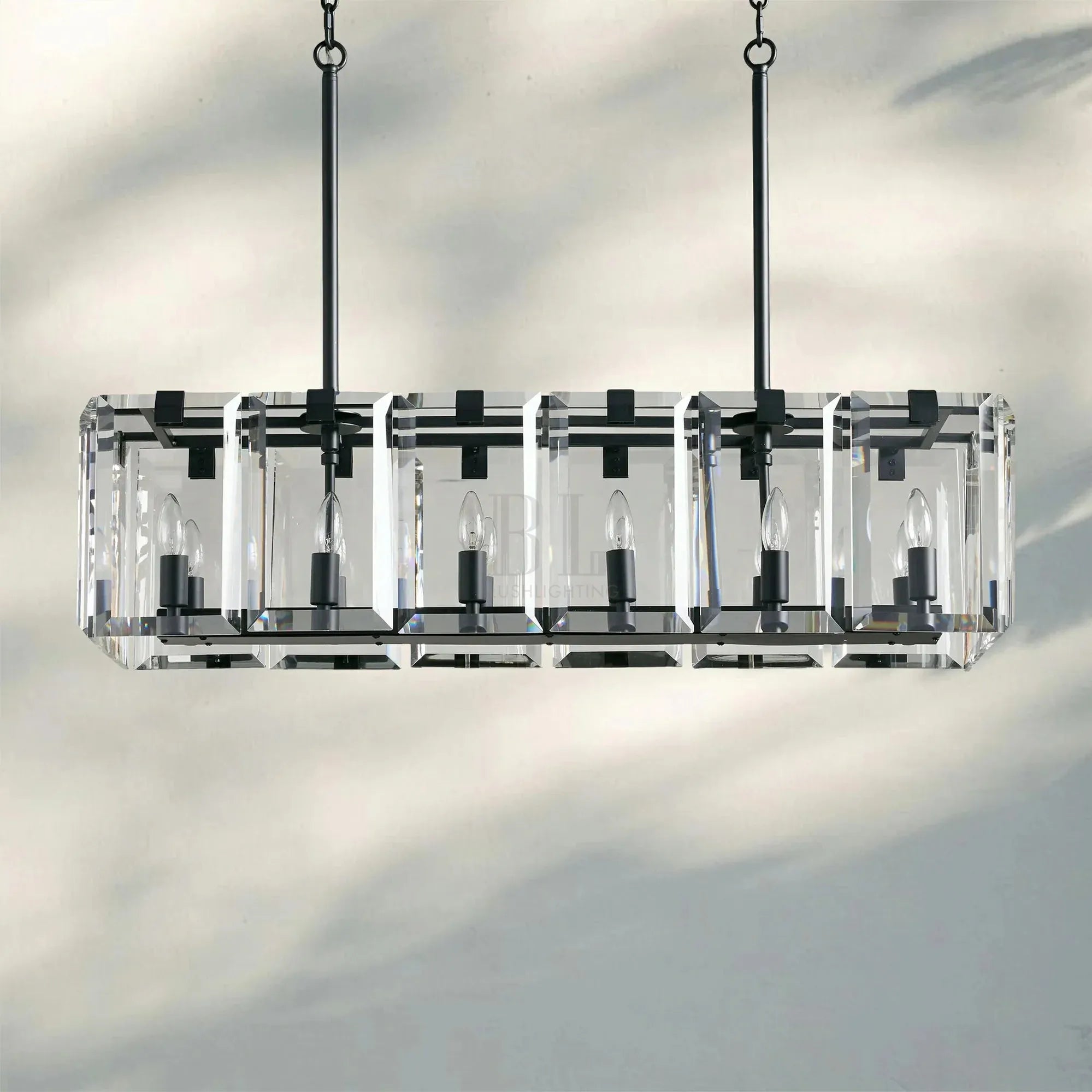Amaye Rectangular Chandelier 12/16 Light-