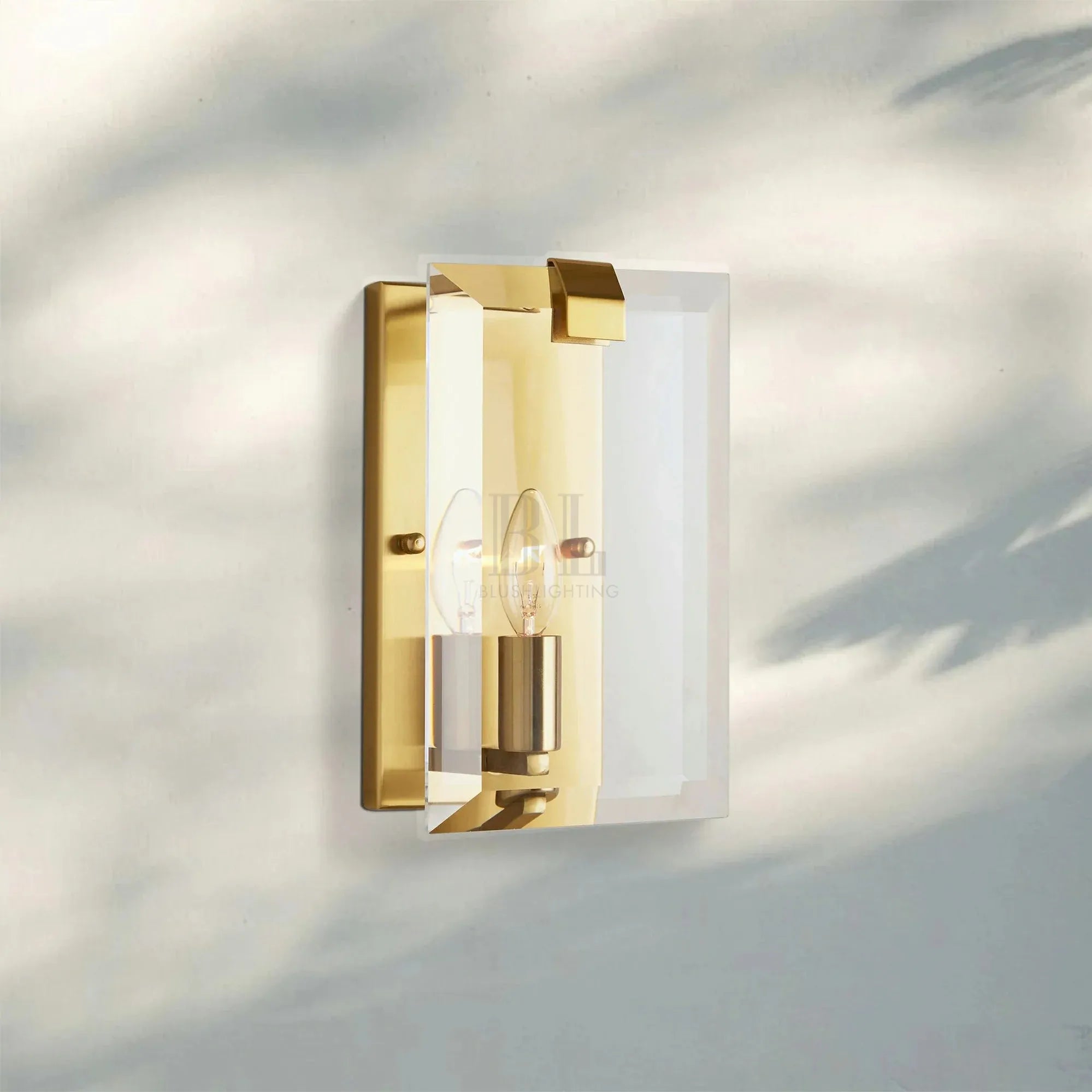 Amaye Wall Sconce-Brass-