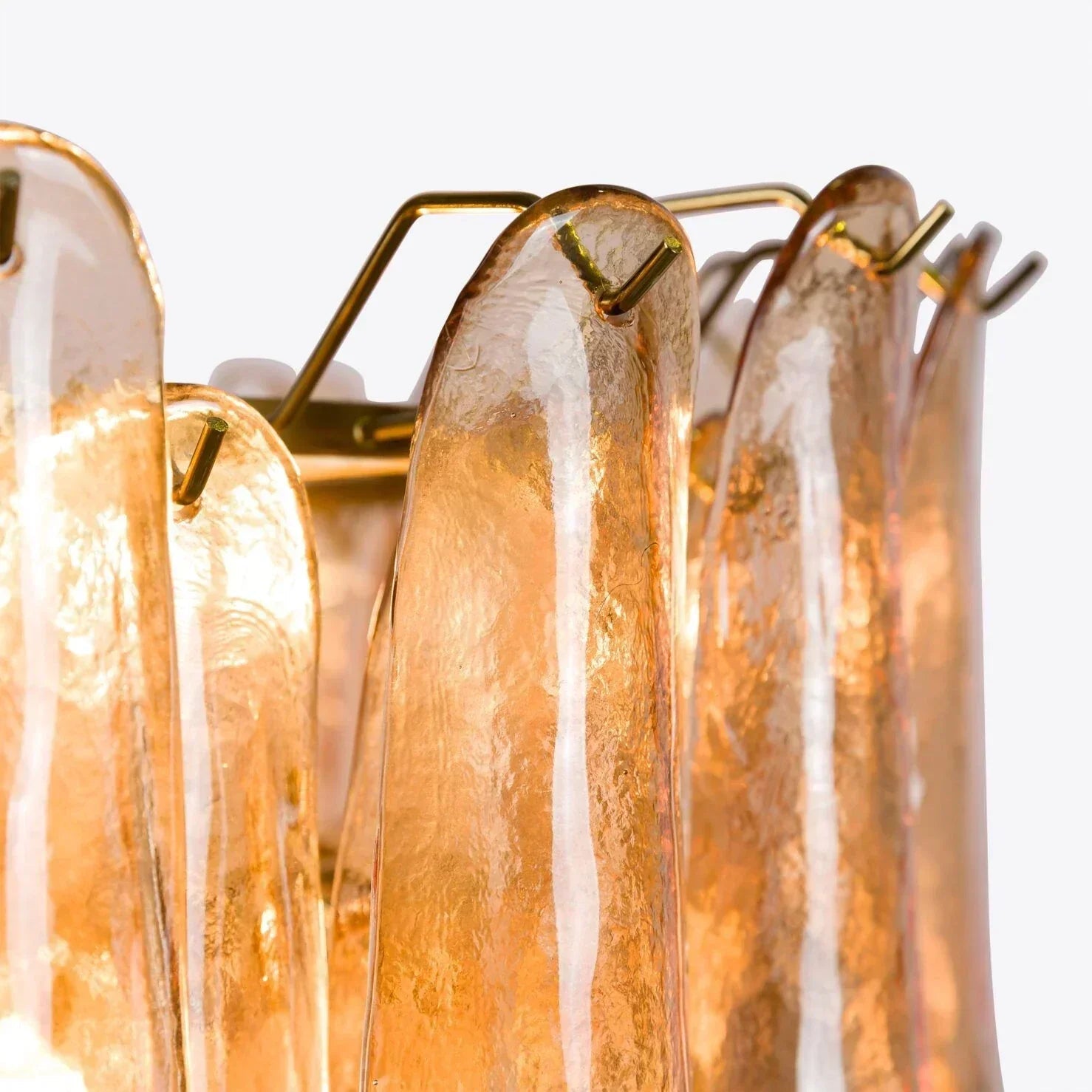 Amber Petalo Chandelier – 2 Sizes - Large 35.4"WBlushlighting