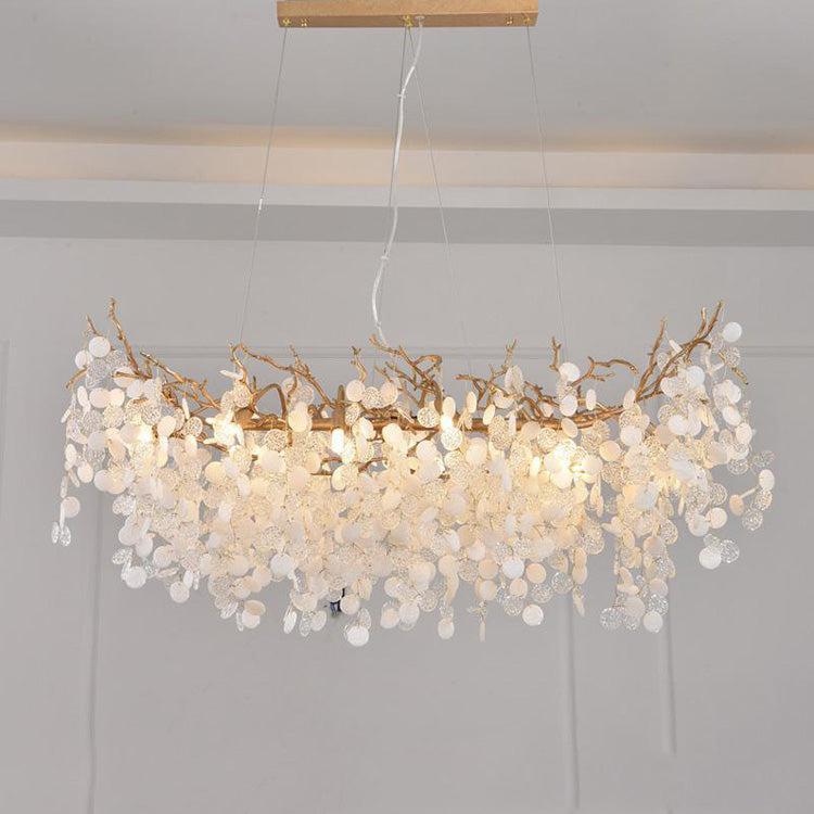 American Creative Brass Branch Chandelier-Chandeliers-Medium-Blushlighting