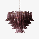 Amethyst Bloom Chandelier - ∅ 39.4″ x H 27.6″Gold & AmethystBlushlighting