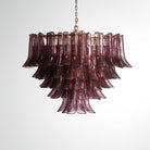 Amethyst Bloom Chandelier - ∅ 39.4″ x H 27.6″Gold & AmethystBlushlighting