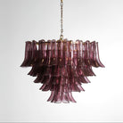 Amethyst Bloom Chandelier - ∅ 39.4″ x H 27.6″Gold & AmethystBlushlighting