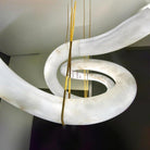 Ametris Alabaster Chandelier Light - L30.7"(79cm) x W21.6"(55cm) x H70.5"(178cm)Warm White (3000K)Blushlighting