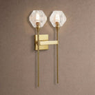 Amoroso 2-Light Wall Sconce - BRASSBlushlighting