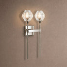 Amoroso 2-Light Wall Sconce - NICKELBlushlighting