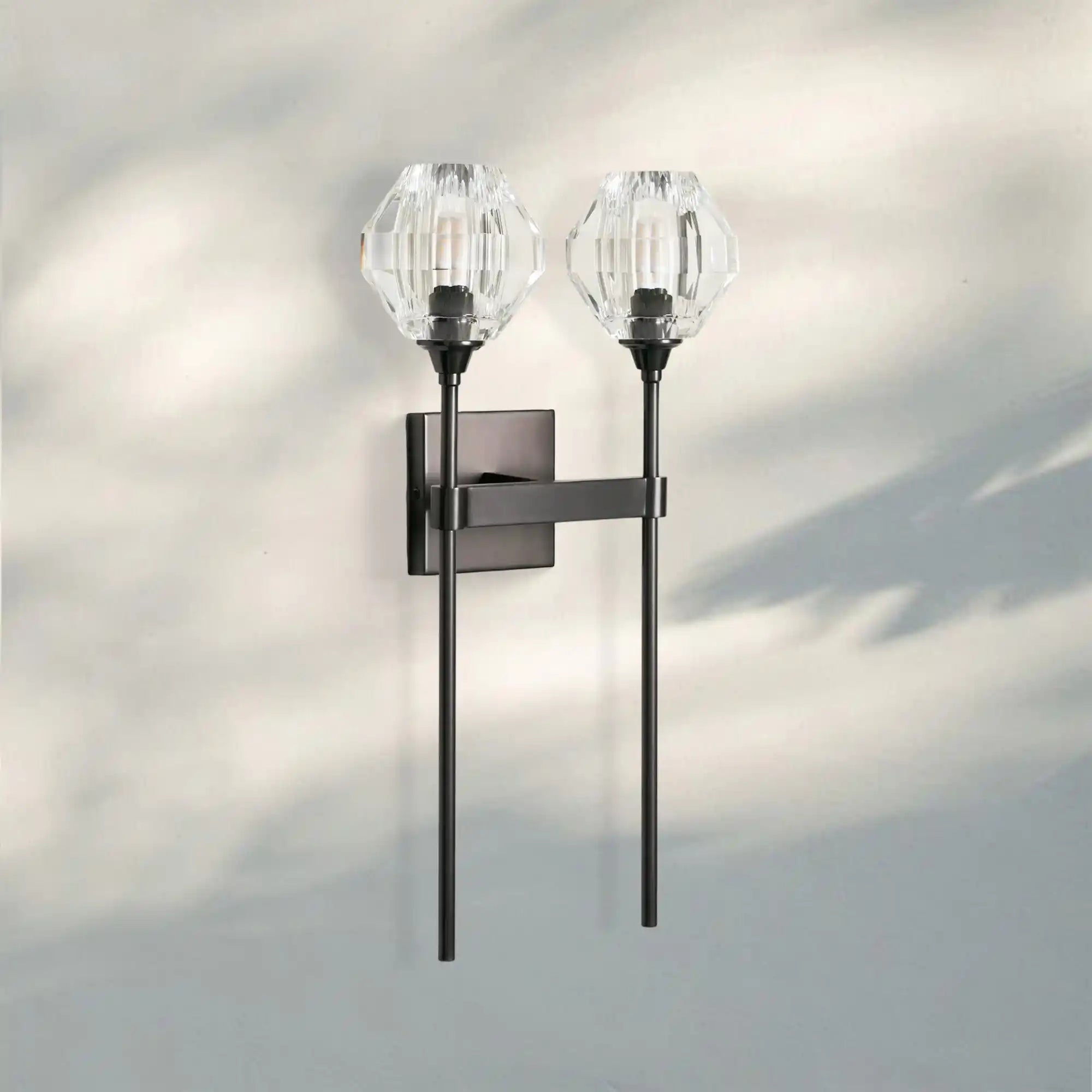 Amoroso 2-Light Wall Sconce-Lighting-BRONZE-Blushlighting