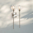 Amoroso 2-Light Wall Sconce-Lighting-NICKEL-Blushlighting