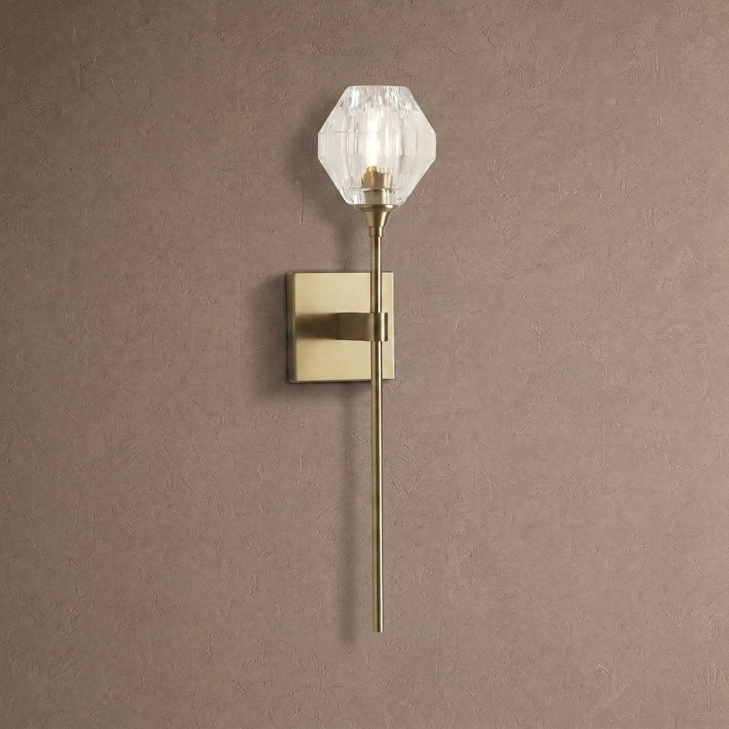 Amoroso Wall Sconce - BRASSBlushlighting