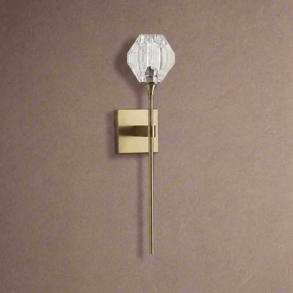 Amoroso Wall Sconce - BRASSBlushlighting