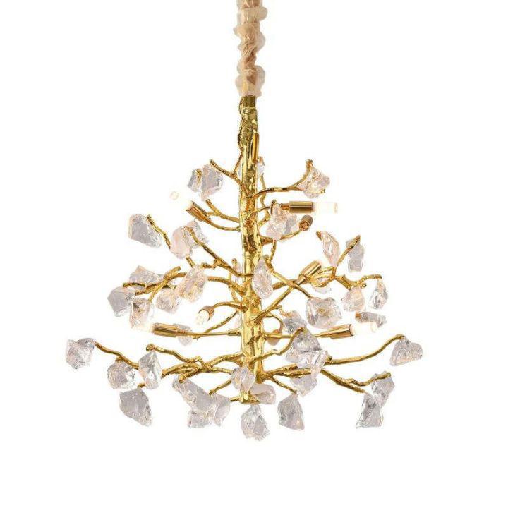 Amos Glass Branch Chandelier-chandeliers for dining room,chandeliers for stairways,chandeliers for foyer,chandeliers for bedrooms,chandeliers for kitchen,chandeliers for living room-D60cm (D23½")-Blushlighting