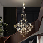 Amos Light Group Chandelier - Φ 31.5″ x H 31.5″ / Dia 80cm x H 80cmChromeWarm LightBlushlighting