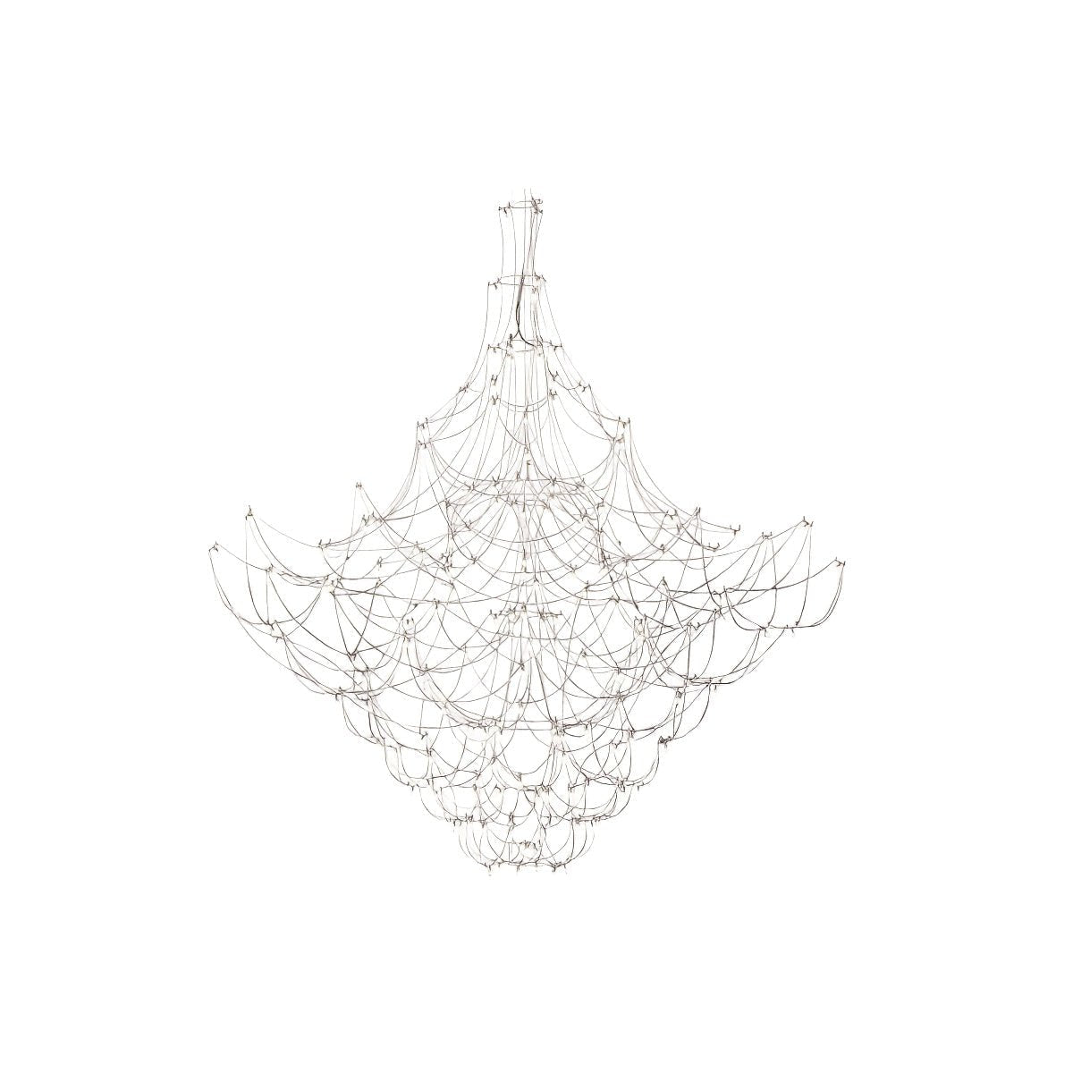 Amos Light Group Chandelier - Φ 31.5″ x H 31.5″ / Dia 80cm x H 80cmChromeWarm LightBlushlighting
