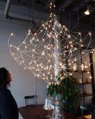 Amos Light Group Chandelier - Φ 78.7″ x H 78.7″ / Dia 200cm x H 200cmChromeWarm LightBlushlighting