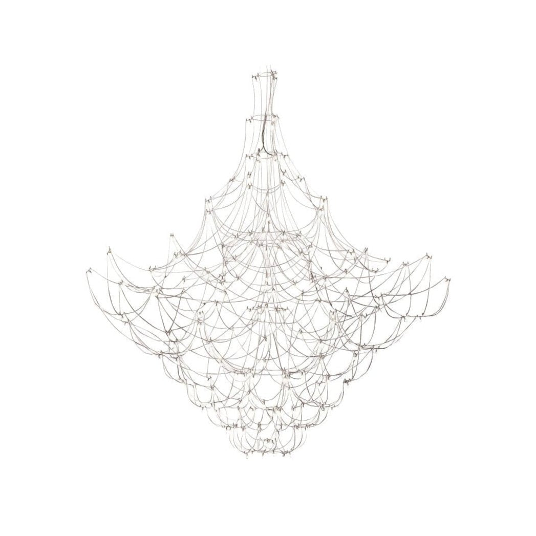 Amos Light Group Chandelier - Φ 78.7″ x H 78.7″ / Dia 200cm x H 200cmChromeWarm LightBlushlighting