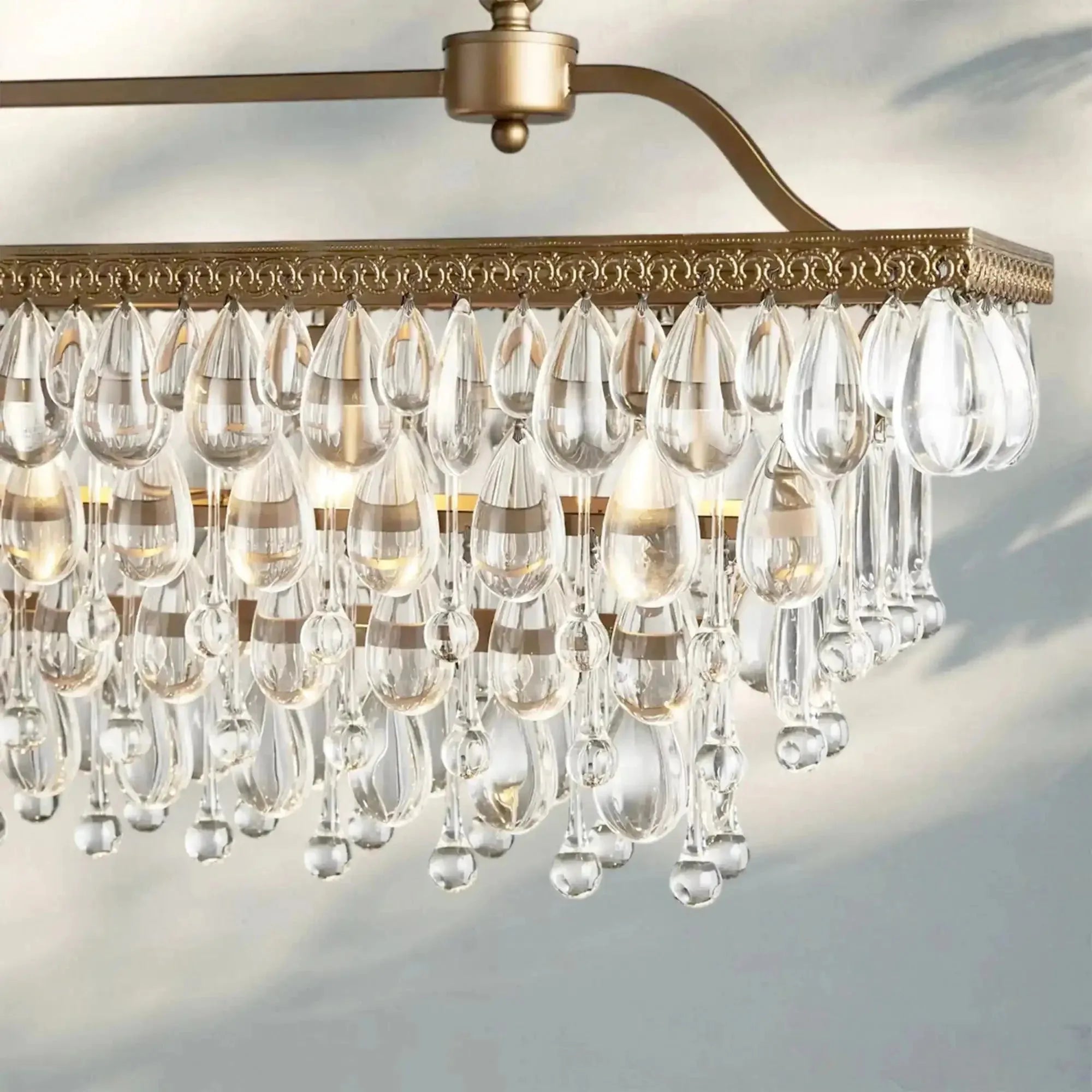 Anabelle Rectangular Chandelier - Blushlighting