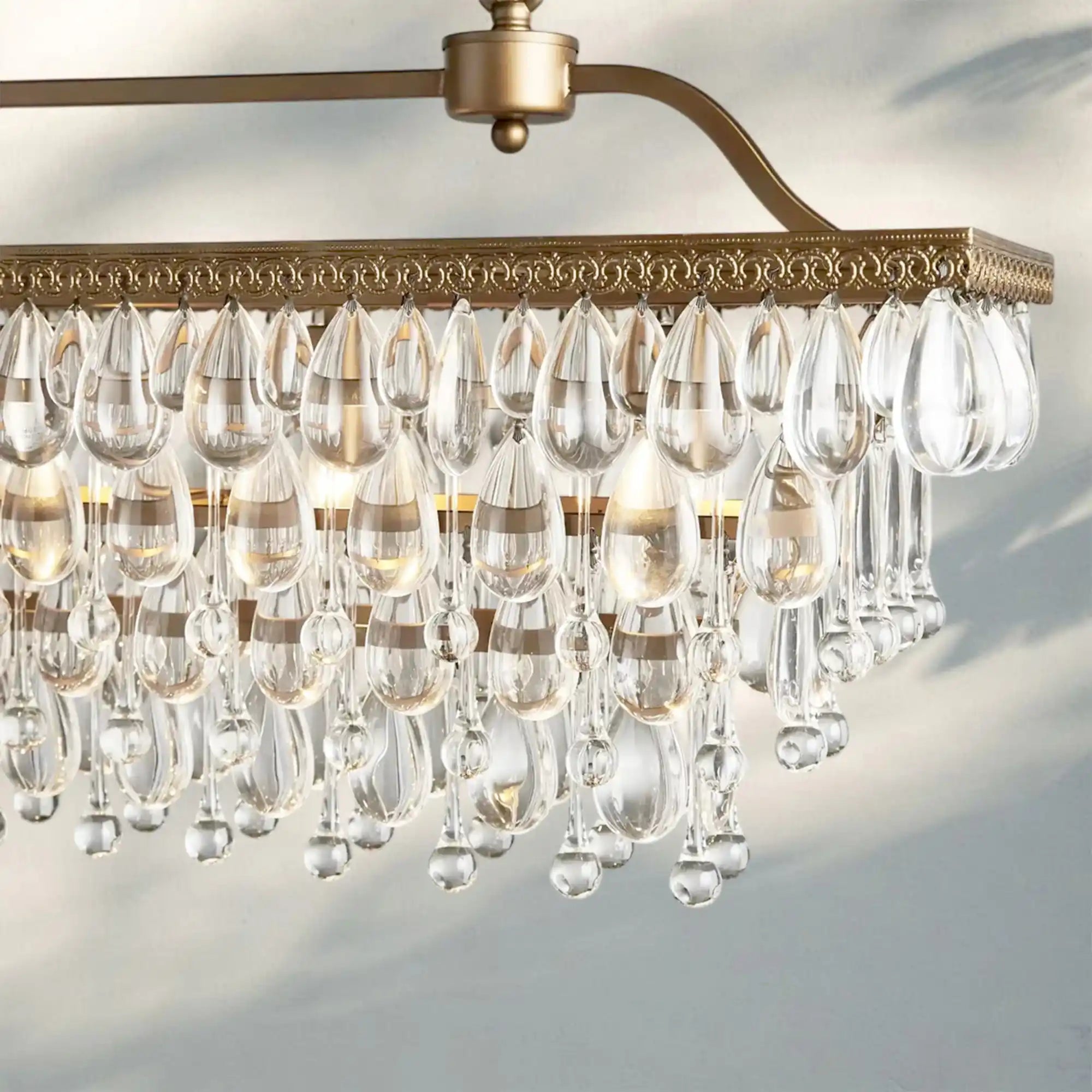 Anabelle Rectangular Chandelier - Blushlighting