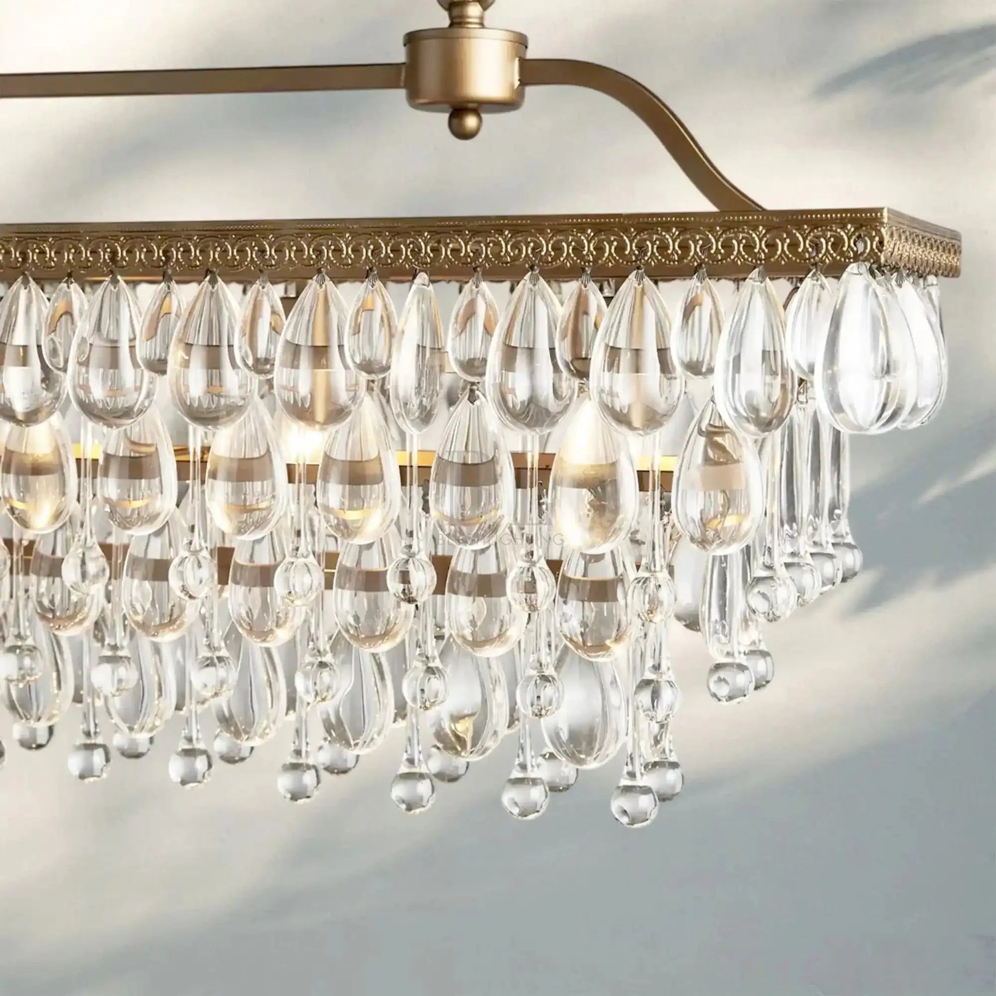 Anabelle Rectangular Chandelier - Blushlighting