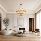 Ananas Pineapple Trio Chandelier - Φ1000*H560mm/E14-12+8+4LBlushlighting
