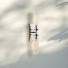 Andreass 2-Light Wall Sconce-Nickel-