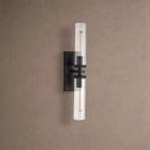 Andreas 2-Light Wall Sconce - BlackBlushlighting