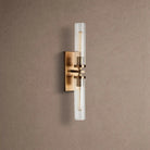 Andreas 2-Light Wall Sconce - BrassBlushlighting