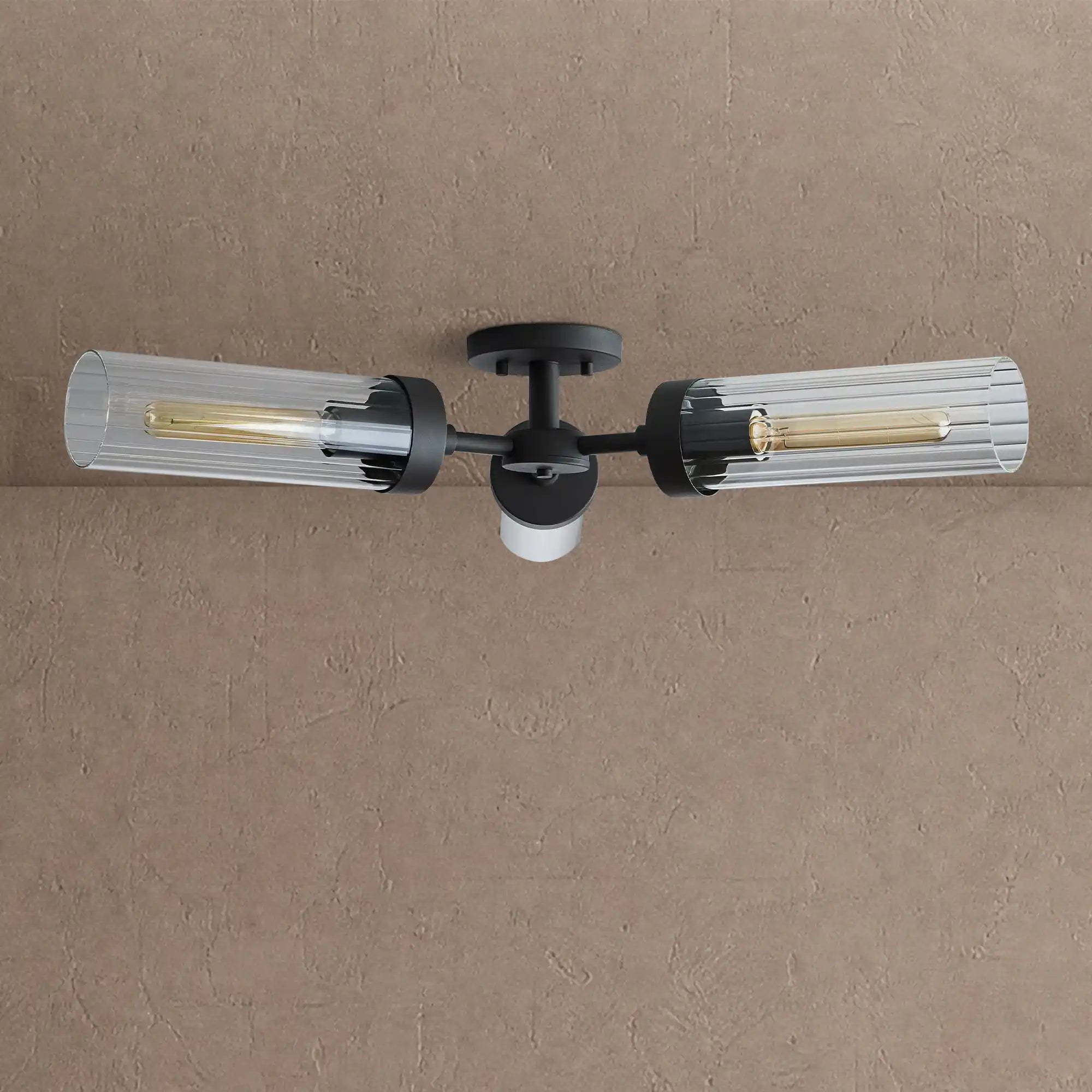 Andreas 3-Light Flushmount - NickelBlushlighting