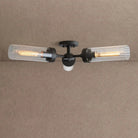 Andreas 3-Light Flushmount - BlackBlushlighting