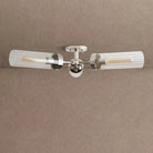 Andreas 3-Light Flushmount - NickelBlushlighting