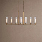 Andreas Linear Chandelier 5/7/8 Light - 7-LightBrassBlushlighting
