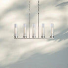 Andreas Linear Chandelier 5/7/8 Light - 8 - LightNickelBlushlighting
