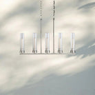 Andreas Linear Chandelier 5/7/8 Light - 5 - LightNickelBlushlighting