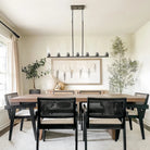Andreas Linear Chandelier 5/7/8 Light - 5 - LightBrassBlushlighting