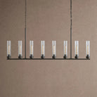 Andreas Linear Chandelier 5/7/8 Light - 8-LightNickelBlushlighting