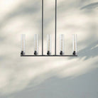 Andreas Linear Chandelier 5/7/8 Light - 8 - LightNickelBlushlighting
