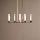 Andreas Linear Chandelier 5/7/8 Light - 5-LightBrassBlushlighting