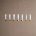 Andreas Linear Chandelier 5/7/8 Light - 7-LightBrassBlushlighting