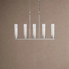 Andreas Linear Chandelier 5/7/8 Light - 5-LightNickelBlushlighting