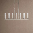 Andreas Linear Chandelier 5/7/8 Light - 8-LightNickelBlushlighting