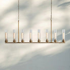 Andreass Linear Chandelier 5/7/8 Light-8-Light-Brass-